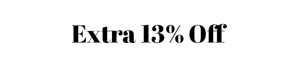 Extra 13% OFF