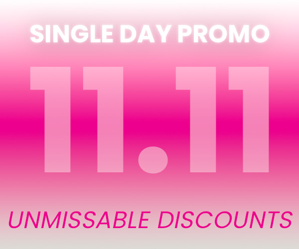 Single Day Promo: 10% 15% 20% Off