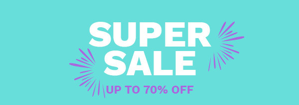 Super sale Up to 70%Off
